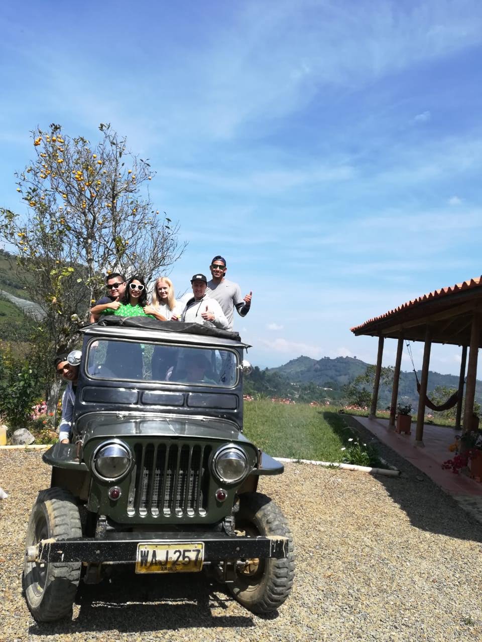 Jeep tours - outside of Jardin Colombia